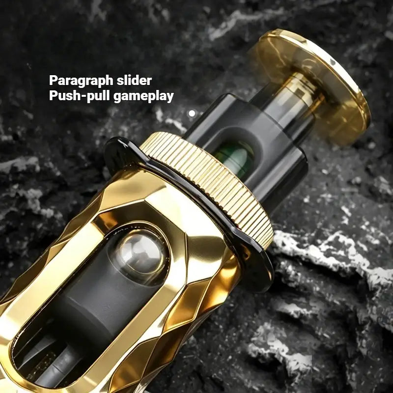 TB08 100% Metal Cyber Gun Toy Stress Relieving Toy Fidget Toy EDC Stress Reliever with Shell Ejection