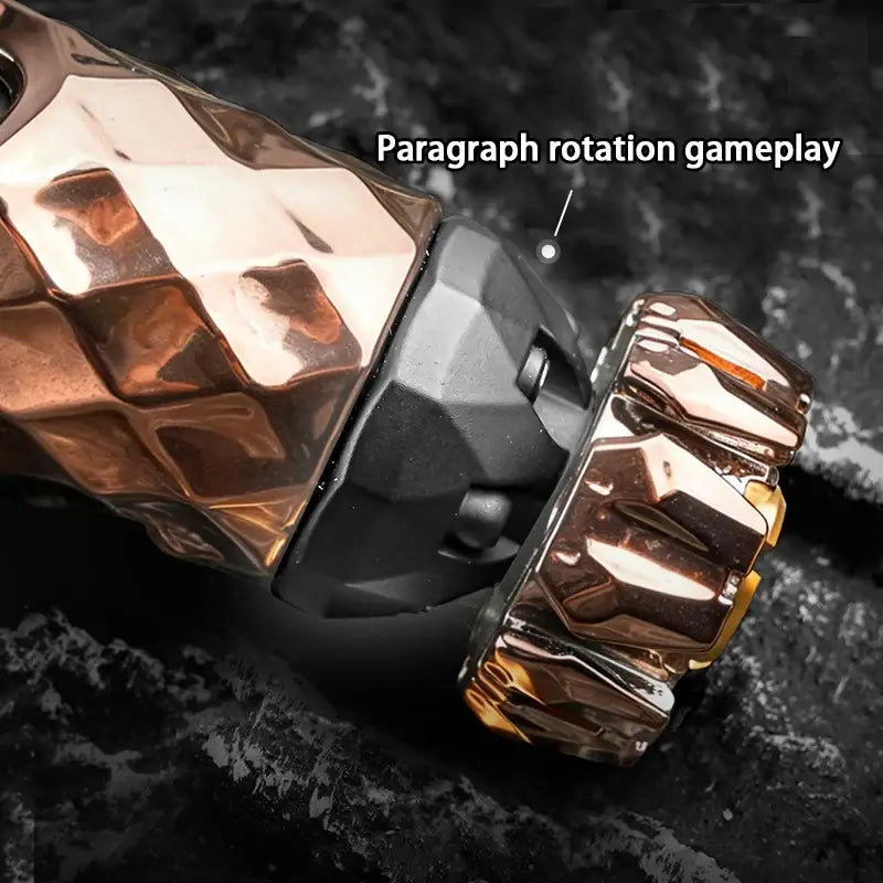 TB08 100% Metal Cyber Gun Toy Stress Relieving Toy Fidget Toy EDC Stress Reliever with Shell Ejection
