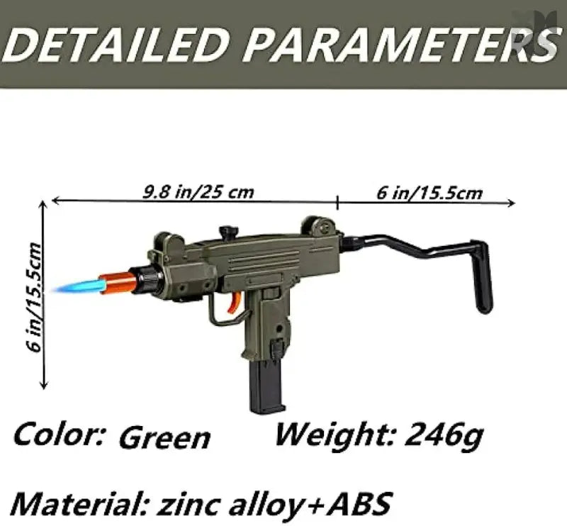 Uzi Torch Lighter - TOP BOOST TOYS