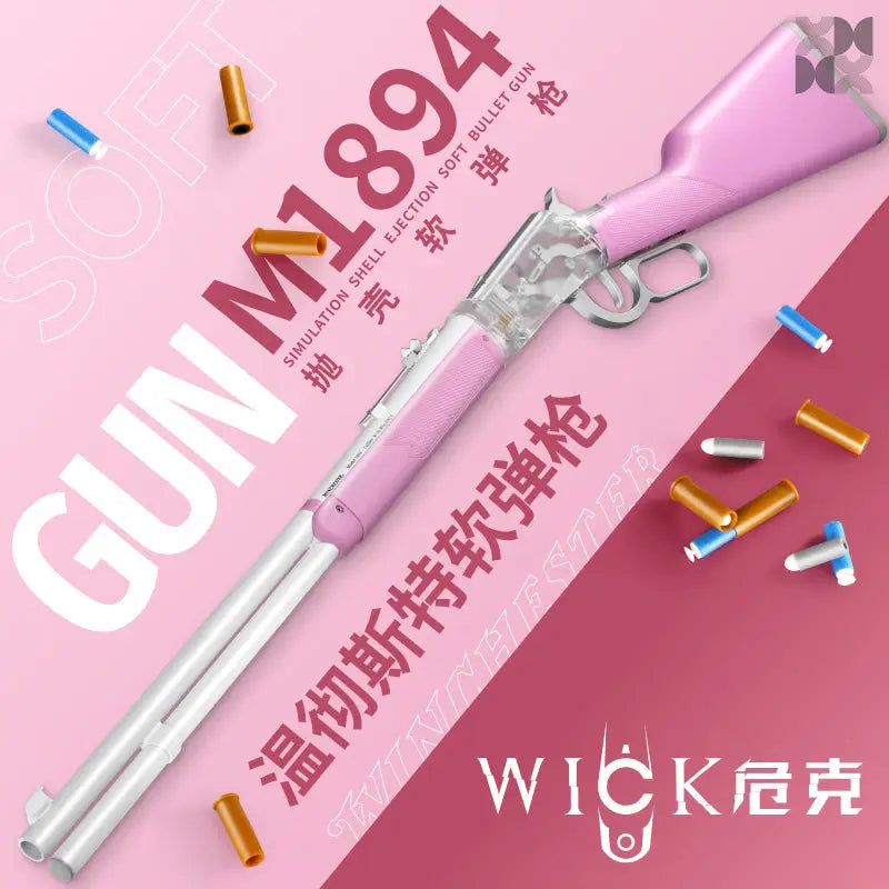 Winchester M1894 Soft Bullet Gun With Shell Ejection Toy