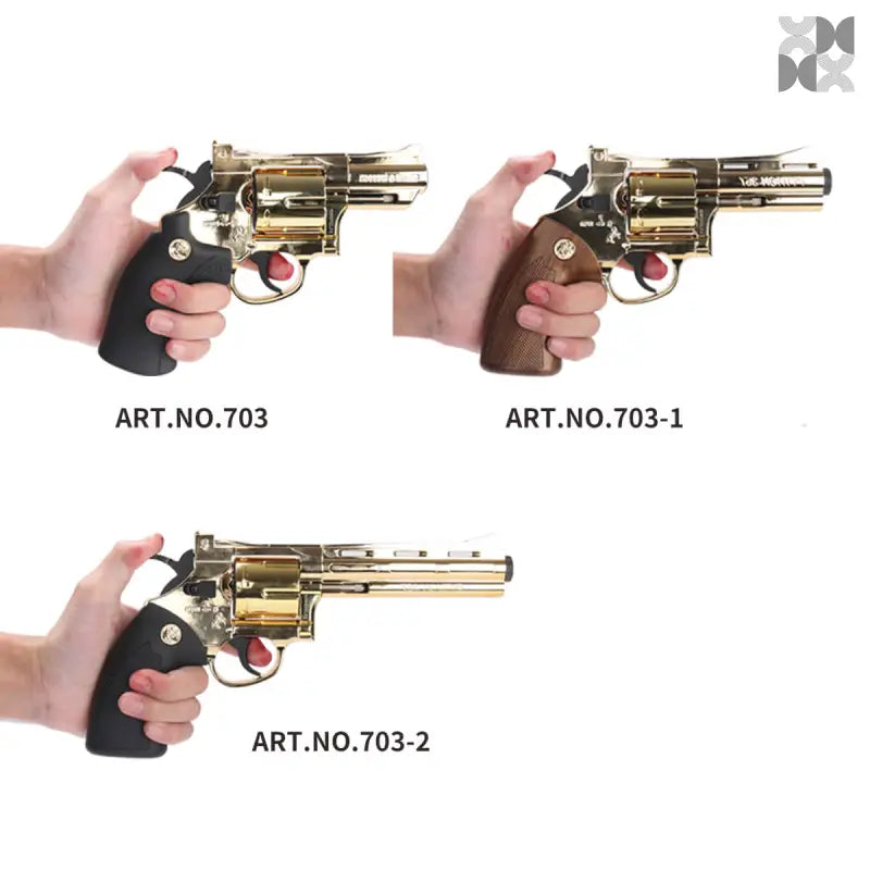 Zp5 Metal Revolver Soft Bullet Gel Blaster