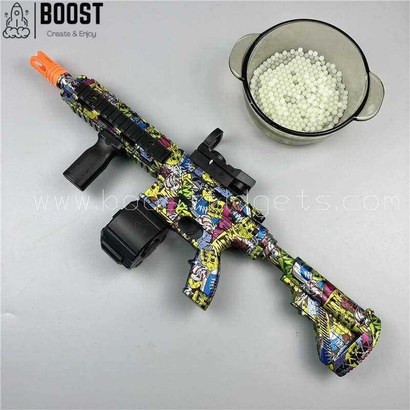 M416 Graffiti Gel Ball Blaster Launchers with Free Stickers - BOOST TOYS